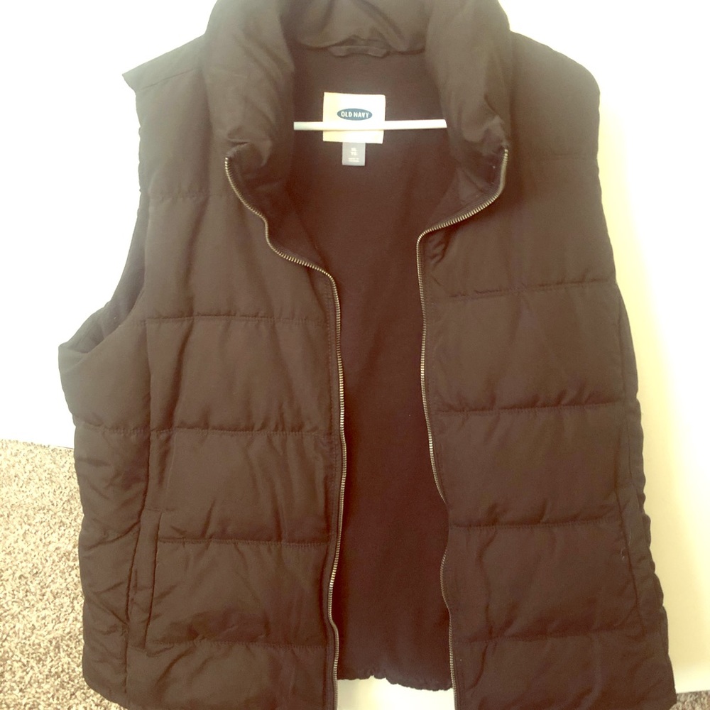 Old Navy vest, Black, XL